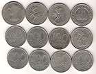 12 x 20 bis 500 Zlotych Polen 1974 bis 1990 Gedenkmünze