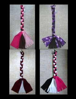 55 Horse Braid in FLEECE Tail Wraps for LONGER Tails   CHOOSE from 