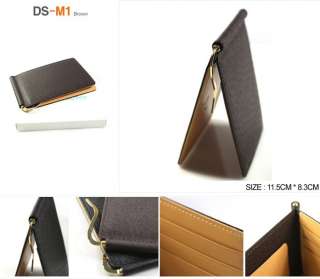 Dreamsector Compact & Stylish Genuine Leather Wallet With Money Clip 