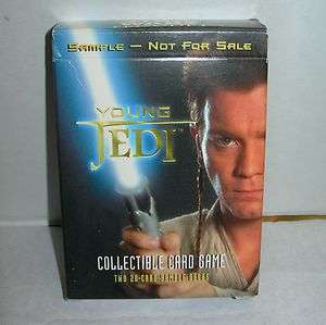 Star Wars Episode 1 YOUNG JEDI Collectible Card Game Sample DECIPHER 