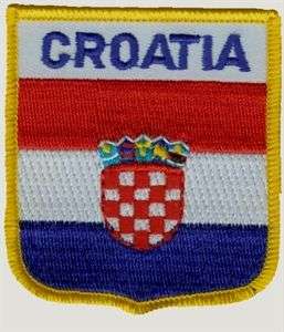 Kroatien Aufnäher Aufbügler Wappen Patch Flaggen  