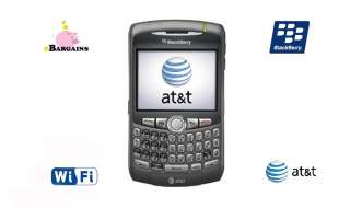   Blackberry 8320 Curve UNLOCKED WiFi Phone AT&T Titanium GSM Bluetooth