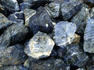   Carat Lots of Natural Sodalite Rough   Over 1 Pound Each  