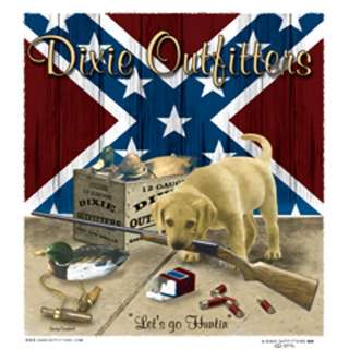 Dixie Rebel Dog  LETS GO HUNTIN   