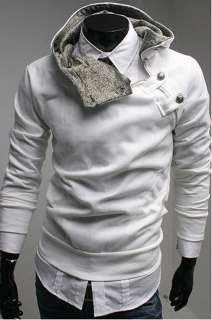 Mens Slim Fit Sexy Top Designed Cotton Hoody Hoodie Hooded Jacket M L 