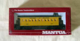 Mantua HO 2 pk 1860 Western & Atlantic Coach & Combine, 717 544 & 718 