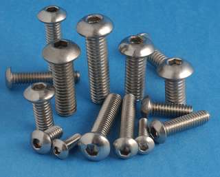 STAINLESS BUTTON HEAD SOCKET SCREW DOME HEAD M6 X 25  
