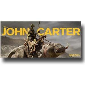  John Carter Poster   2011 Movie Teaser Flyer Promo 11 X 17 