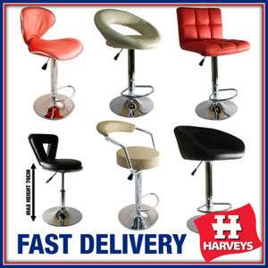 NEW FAUX LEATHER KITCHEN BREAKFAST BAR STOOLS BARSTOOLS  