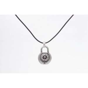   Lock   Led free Pewter Jewelry Necklace Collection