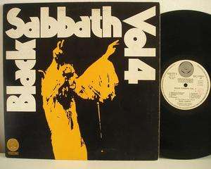 Black Sabbath vol. 4 LP Vertigo swirl 1st press Italy 4 page insert 