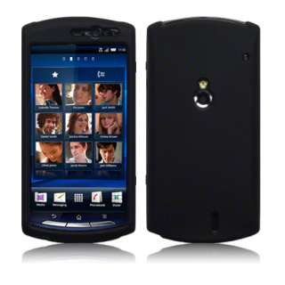 London Magic Store   Black Silicone Case Cover For Sony Ericsson 