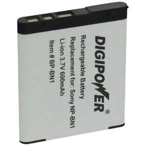  New  DIGIPOWER BP BN1 SONY® NP BN1 REPLACEMENT LI ION 