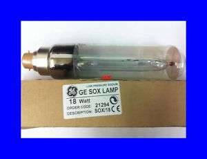 NEW GE SOX Lamp 18w Low Pressure Sodium Light Bulb Tube  