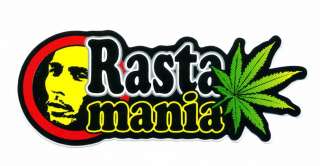 BOB MARLEY Cannabis Reggae Rasta Man Bikes Sticker O50  