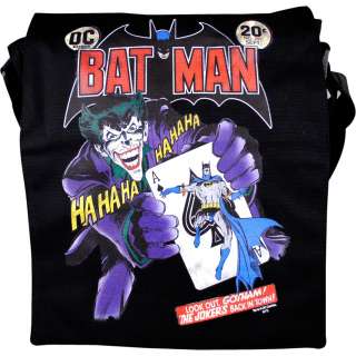 NEW THE JOKER COMIC FOLDER MESSENGER BAG DC COMICS BATMAN  