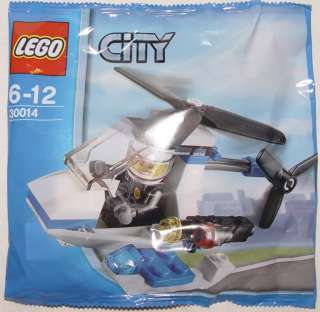 LEGO SUN PROMOTION SET 30014 POLICE HELICOPTER & MINIFIG   MIB MINT 