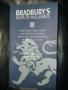 Bradburys Book of Hallmarks RARE AS HENS TEETH silver  
