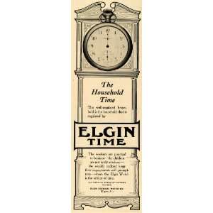 1904 Ad Elgin National Watch Time Vintage Illinois   Original Print Ad 