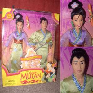   Poupée Barbie Disney Princesse Mulan & Li Shang Coffret
