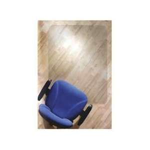  Floortex  Hard Floor Chairmat,Smooth Back,Rectangular,48 