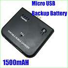 1500mAH Micro USB Backup Battery Charger For jabra bt80