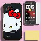 Faceplate Case+Screen Protector for HTC Rezound Hello Kitty Cover Skin