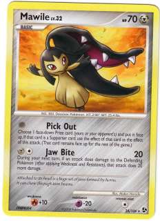 POKEMON • Mawile Lv.32 RARA • 70HP24/106 GE  