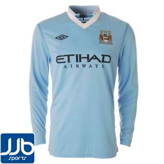 Manchester City Home Mens Shirt 2011/2012 LS  