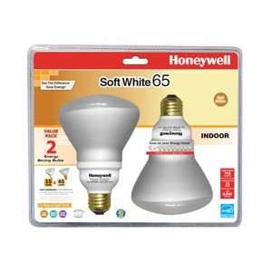  Honeywell 15 Watt Soft White Indoor Flood, 2 pack CFL 