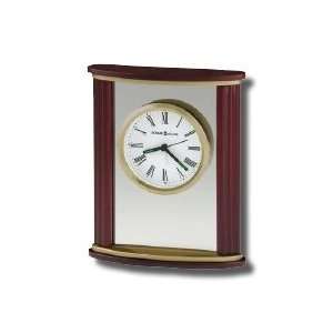  Howard Miller wood and glass alarm clock table top clock 