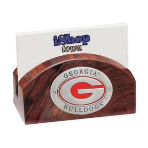  Georgia Bulldogs Ironwood Business Card Holder Sports 