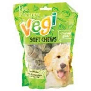  Pet Factory 547703 8oz Vegi Soft Chews Bones Cucumber Pet 