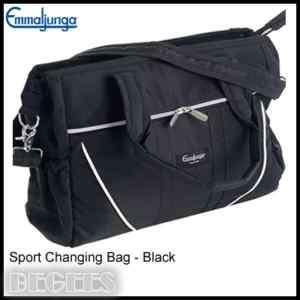 BRAND NEW IN BAG EMMALJUNGA SPORT CHANGING BAG IN BLACK 7332650490027 