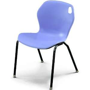 18H Intuit Stacking Chair with Powder Coat Frame   Blueberry Chair/Bl 
