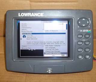 You are bidding on a Lowrance LCX 25C Fishfinder GPS Receiver