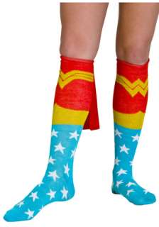 Wonder Woman Cape Socks   Wonder Woman Costume Accessories