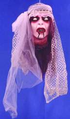 Vampires Bride Cut Off Head   Decorations & Props