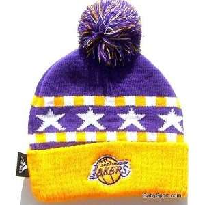  Baby Infant Toddler Kid Los Angeles Lakers Beanie Hat 