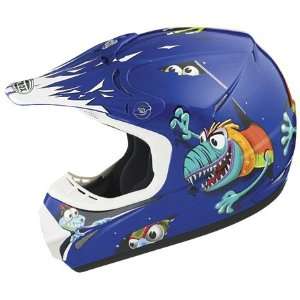   Youth GM46Y Special Edition Full Face Helmet Large  Blue Automotive