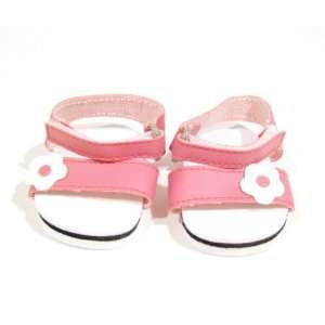 American Girl Doll Clothes Pink Sandal with flower  Toys & Games 