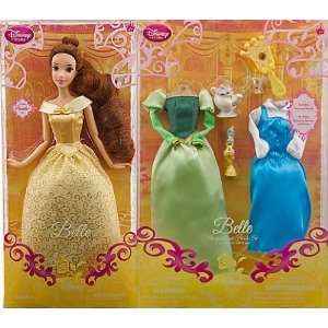   Disney Princess 12 Belle Doll with 6pc Wardrobe Playset Toys & Games