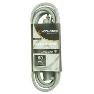   Extension Cord 12 AWG 50 Ft. Gr Extension Cord Musical Instruments