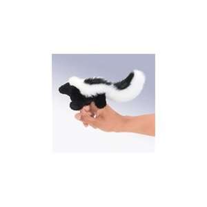  Plush Skunk Mini Finger Puppet By Folkmanis Puppets 