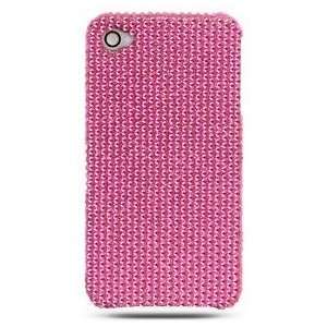  Apple iPhone 4G Full Diamond Case   Pink (Rear Only 
