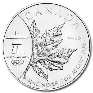  2008 1 oz Silver Canadian Maple Leaf (BU) (Vancouver 