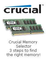 Crucial memory selector 3 steps to find the right memory