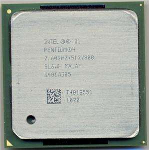 INTEL PENTIUM 4 2.6GHz 2.6 P4 PIV HT 800 CPU SL6WH  