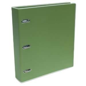 Semikolon 3 Ring Binder with Front Cover Lock, 2 3/4 Inch Spine, Lime 