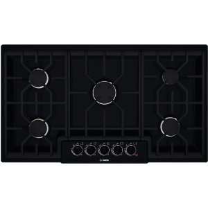    NGM5664UC Bosch 36 Gas Cooktop 500 Series   Black Appliances